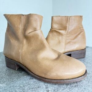 NEW Beek Quail Saddle Leather Ankle Boots Size 8.5